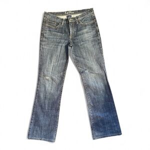 Indigo Blue Straight Leg Blue Jeans